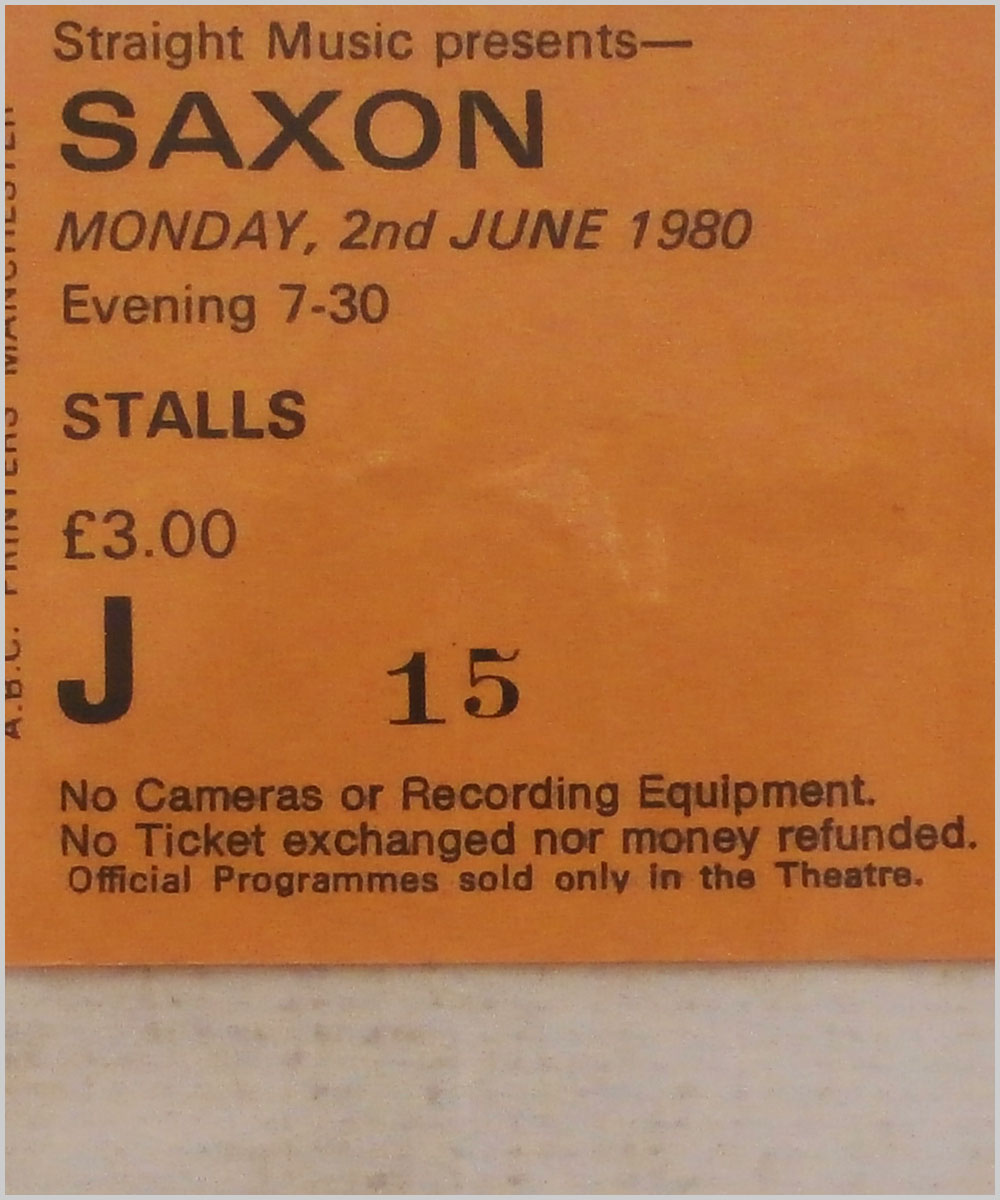Saxon - Monday 2 June 1980, Apollo Theatre Glasgow (P6050274)