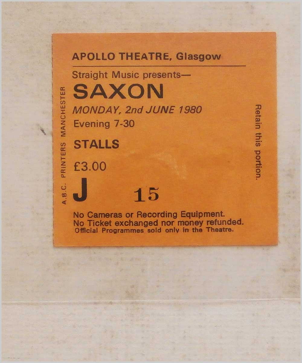 Saxon - Monday 2 June 1980, Apollo Theatre Glasgow (P6050274)