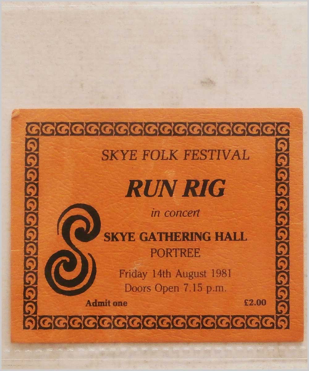 Run Rig - Friday 14 August 1981, Skye Folk Festival, Skye Gathering Hall, Portree (P6050291)