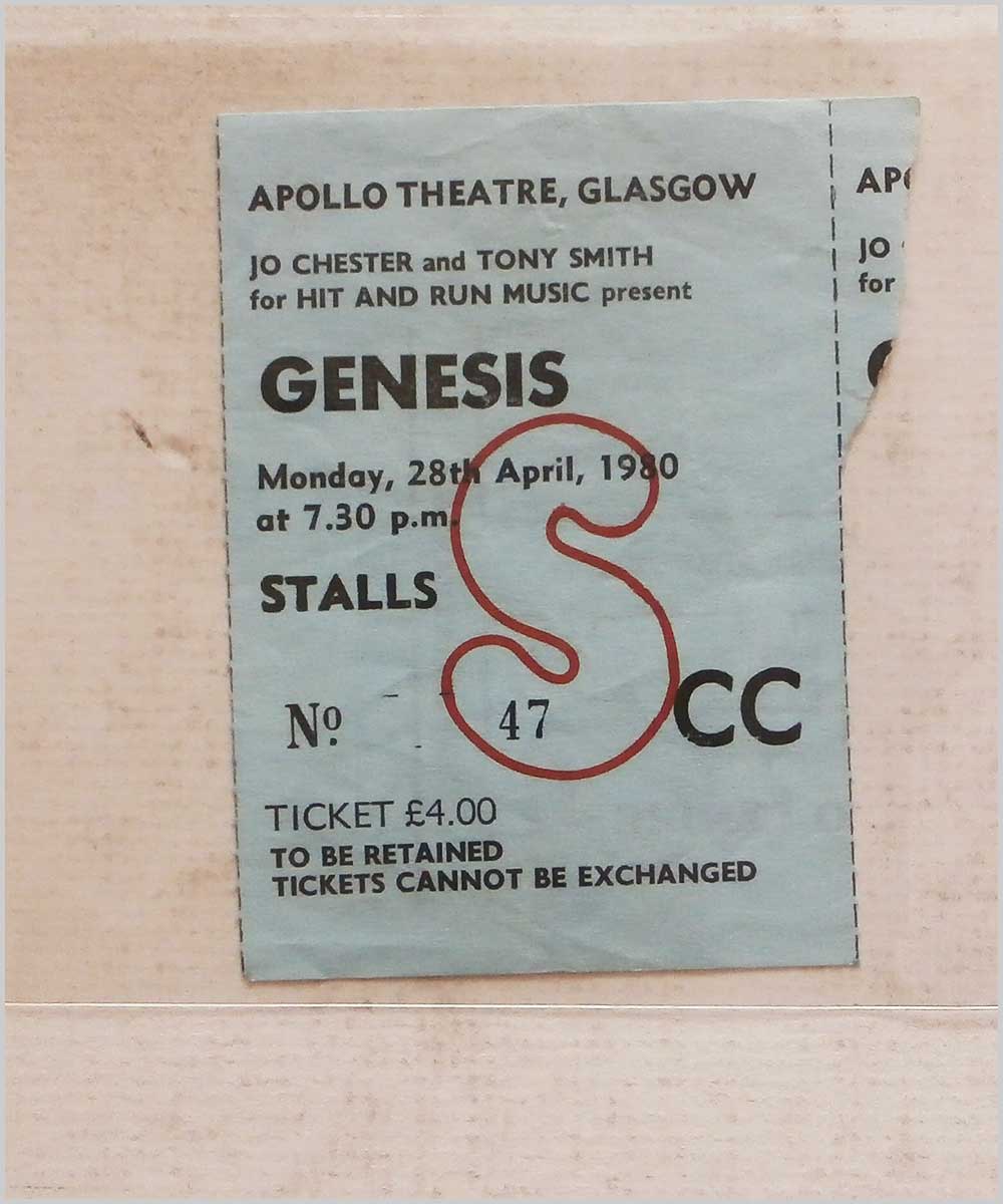 Genesis - Monday 28 April 1980, Apollo Theatre Glasgow (P6050313)
