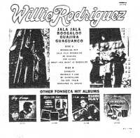 Willie Rodriguez 'At the Happenin' (Fonseca Records LP-1115) back