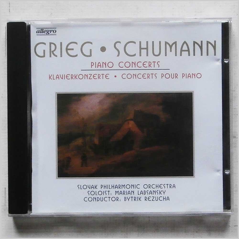 Marian Labsansky, Slovak Philharmonic Orchestra  - Grieg, Schumann: Piano Concerts (21033)