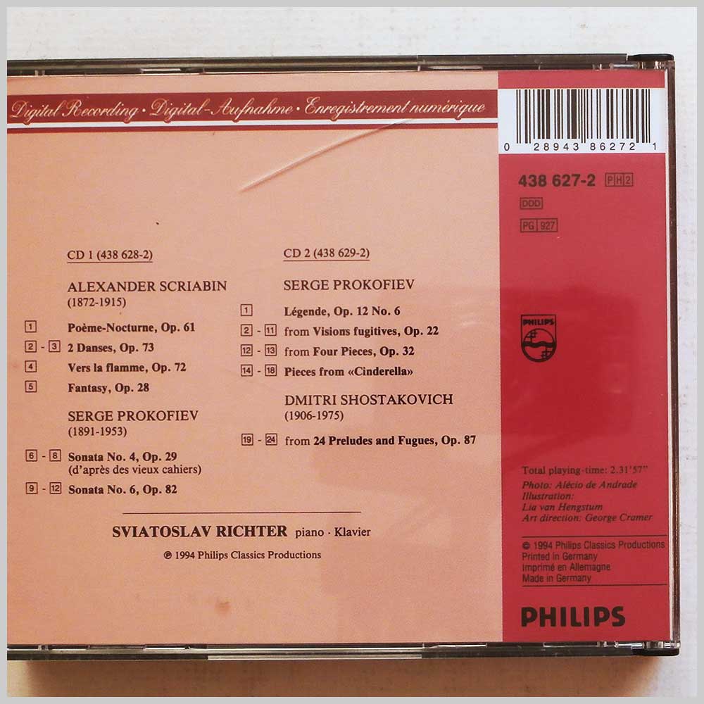 Sviatoslav Richter - Richter: The Authorised Recordings: Scriabin, Prokofiev, Shostakovich (28943862721)