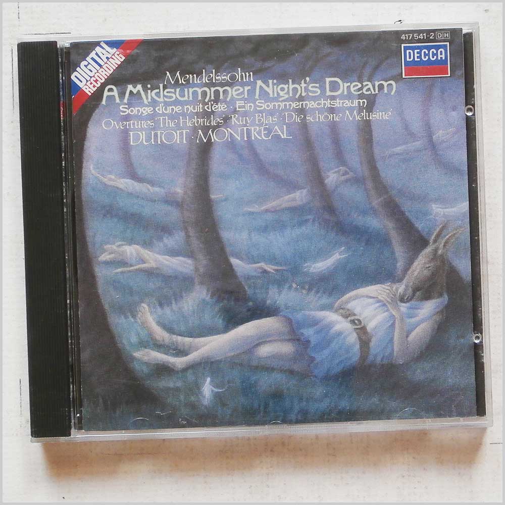 Charles Dutoit, L'Orchestre Symphonique de Montreal - Mendelssohn: A Midsummer Night's Dream, Overtures (417 541-2)