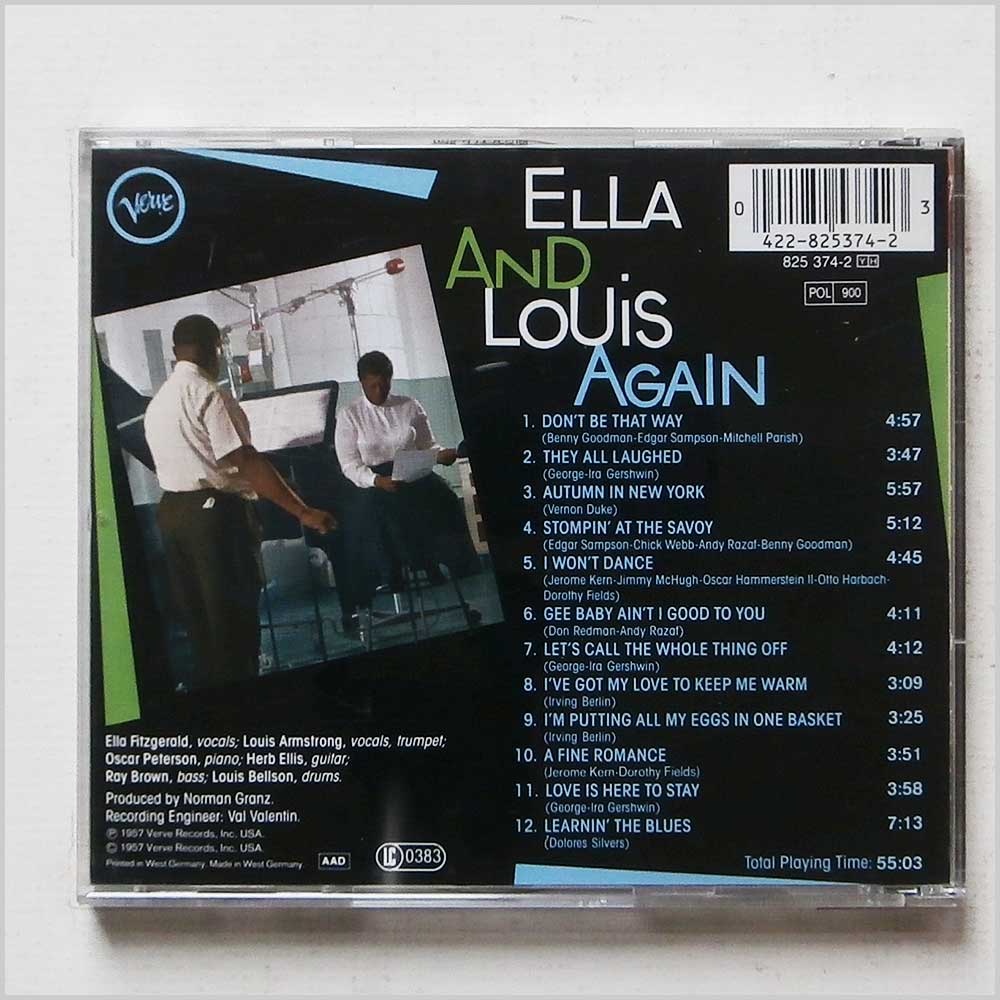 Ella Fitzgerald and Louis Armstrong - Ella And Louis Again (42282537423)