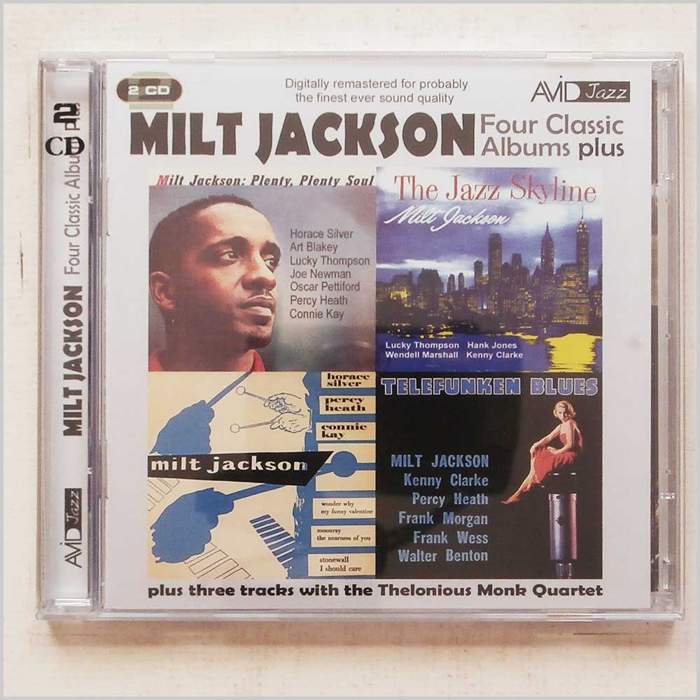 Milt Jackson - Four Classic Albums Plus: The Jazz Skyline, Milt Jackson Quartet, Telefunken Blues, Plenty Plenty Soul (5022810197928)