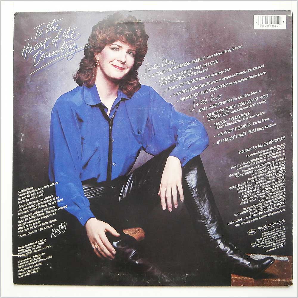Kathy Mattea Country Music Record LP for sale - RecordsMerchant - mail ...