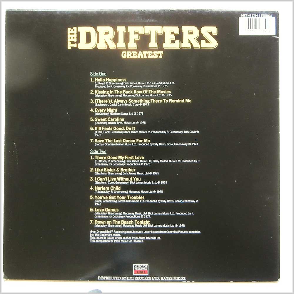 The Drifters - The Drifters Greatest (41 5734 1)