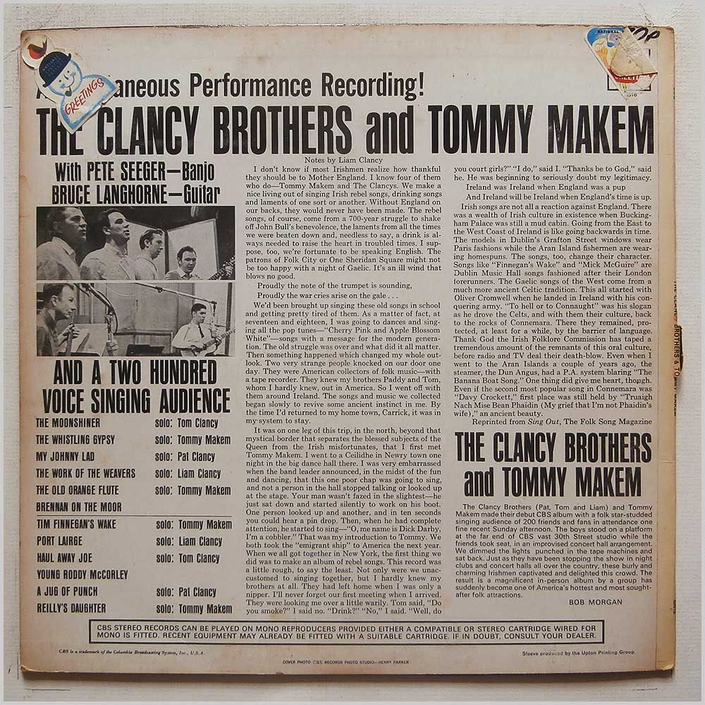 The Clancy Brothers and Tommy Makem - The Clancy Brothers and Tommy Makem (63516)