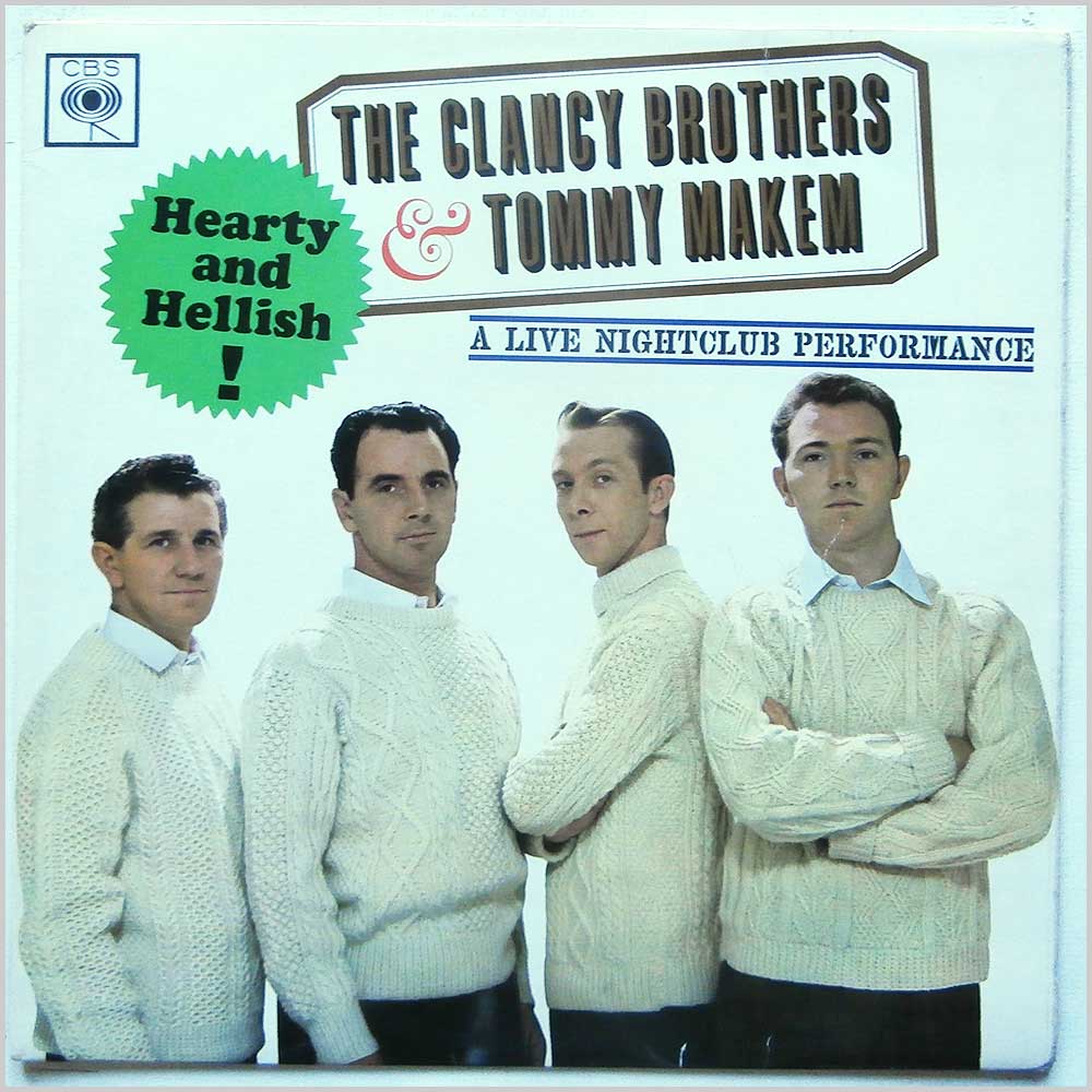The Clancy Brothers And Tommy Makem - Hearty And Hellish (CBS 62020)
