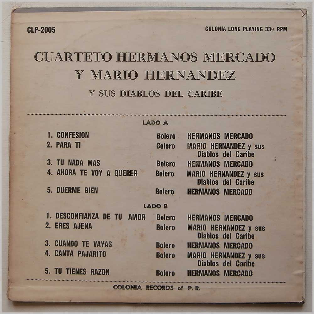 Mario-Hernandez-Y-Sus-Diablos-Del-Caribe-Vinyl-Record-Latin-Salsa-Music ...