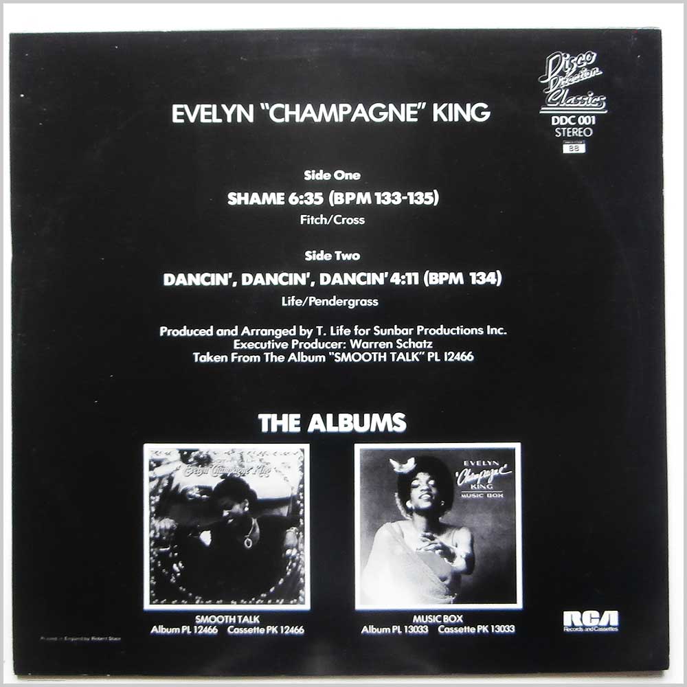 Evelyn Champagne King - Shame (DDC 001)