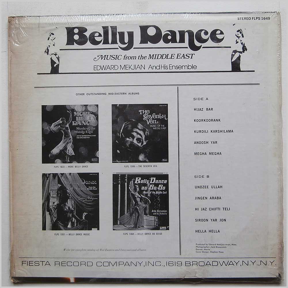 Edward Mekjian - Belly Dance Music From The Middle East (FLPS 1649)