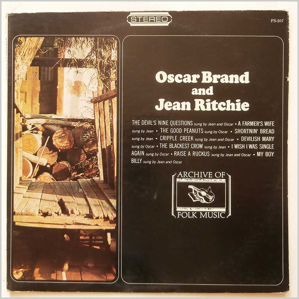 Oscar Brand and Jean Ritchie - Oscar Brand And Jean Ritchie (FS-207)