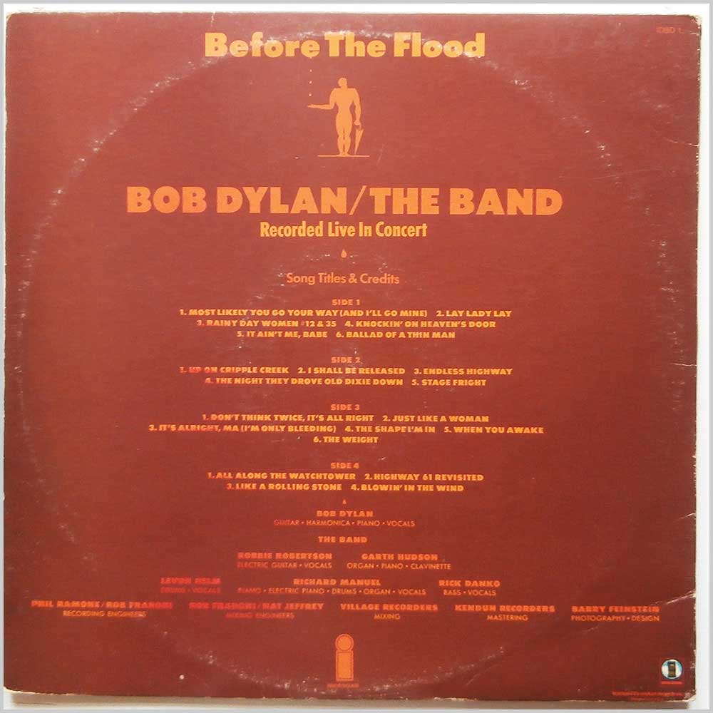 Bob Dylan, The Band - Before The Flood (IDBD 1)