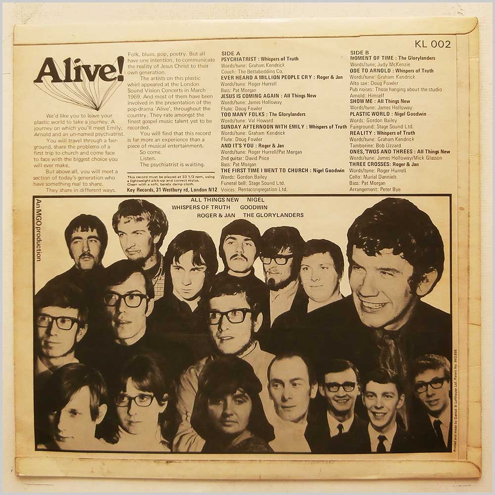 Various - Alive! (KL 002)