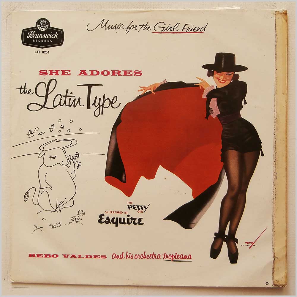 Bebo Valdes and His Orchestra Tropicana - She Adores The Latin Type (LAT 8231)