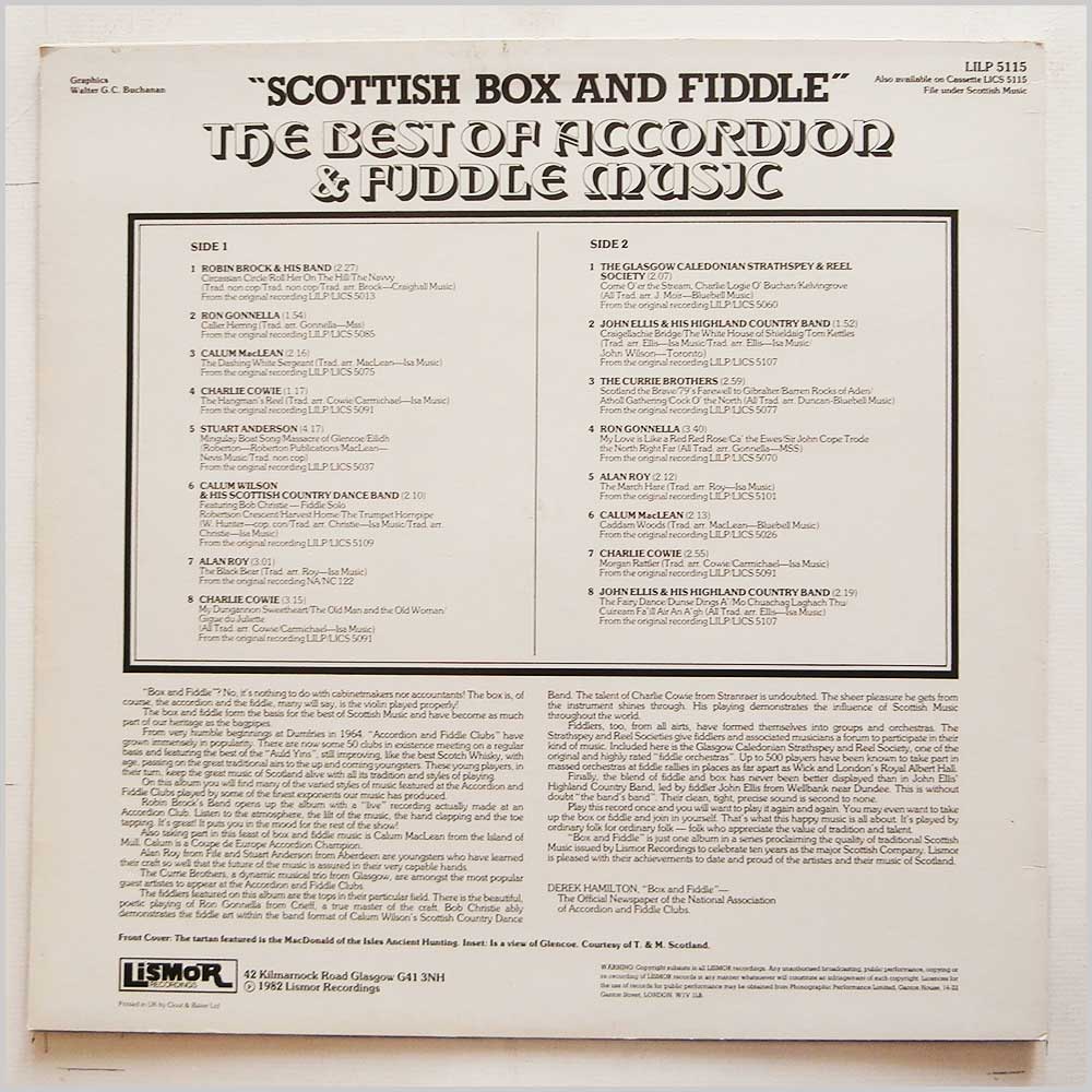 Various - Scottish Box And Fiddle: The Best Of Accordion and Fiddle Music (LILP 5115)