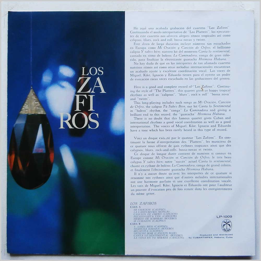 Los Zafiros - Los Zafiros (LP-1009)