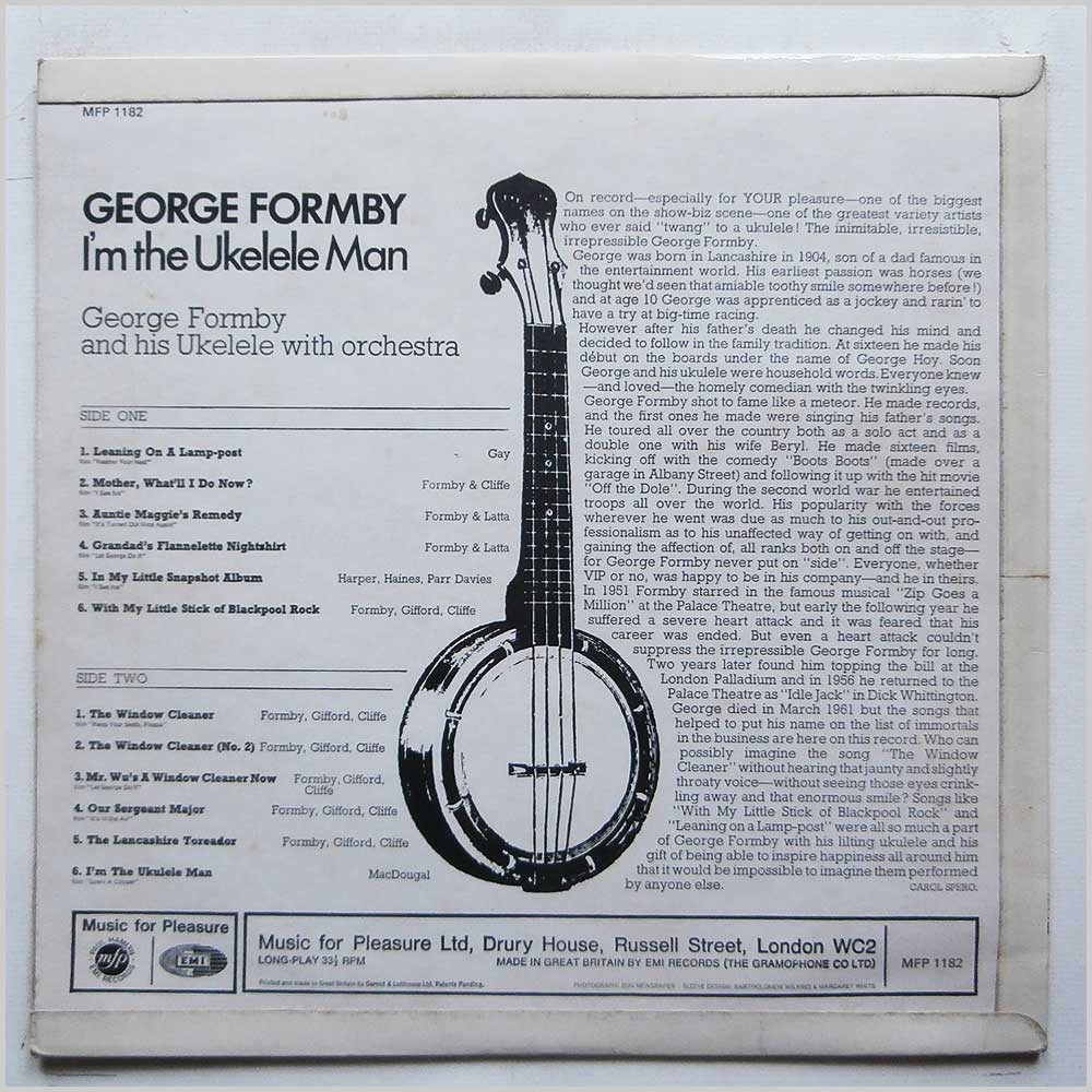 George Formby - The Inimitable George Formby (MFP 1182)
