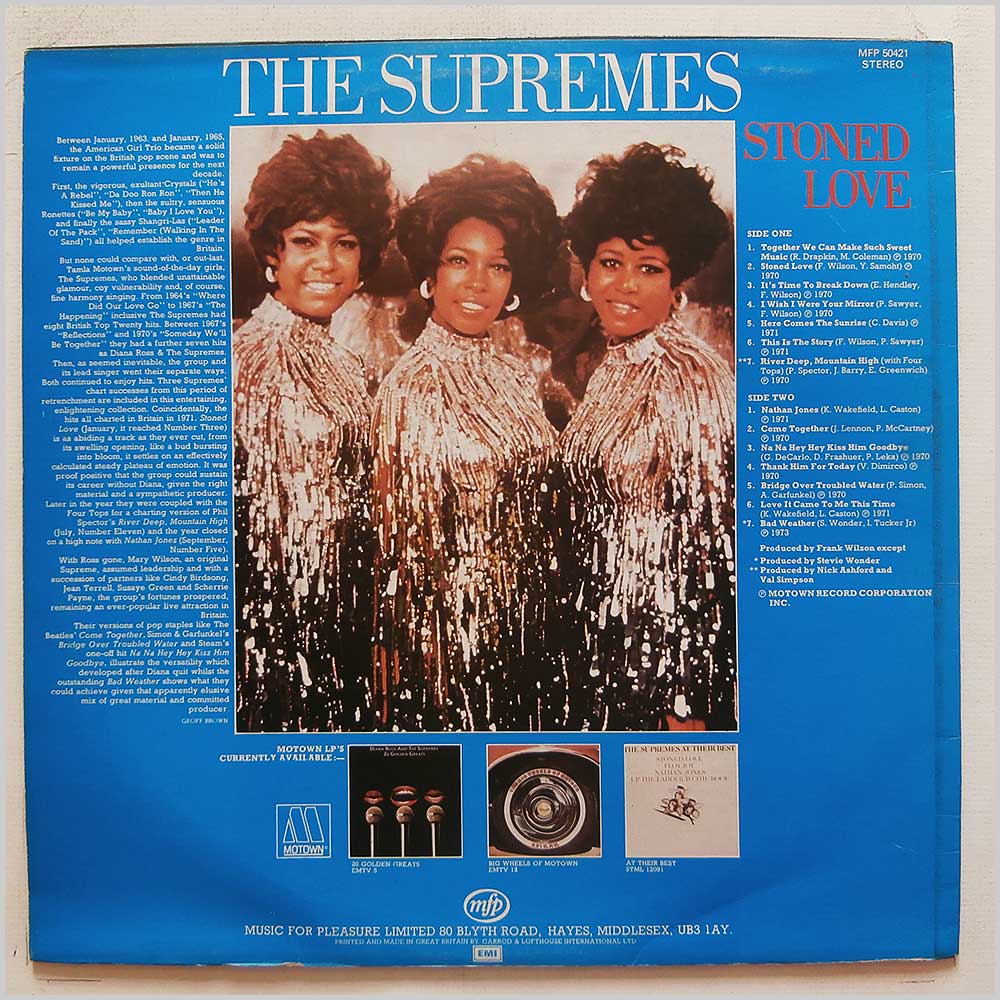 The Supremes - Stoned Love (MFP 50421)