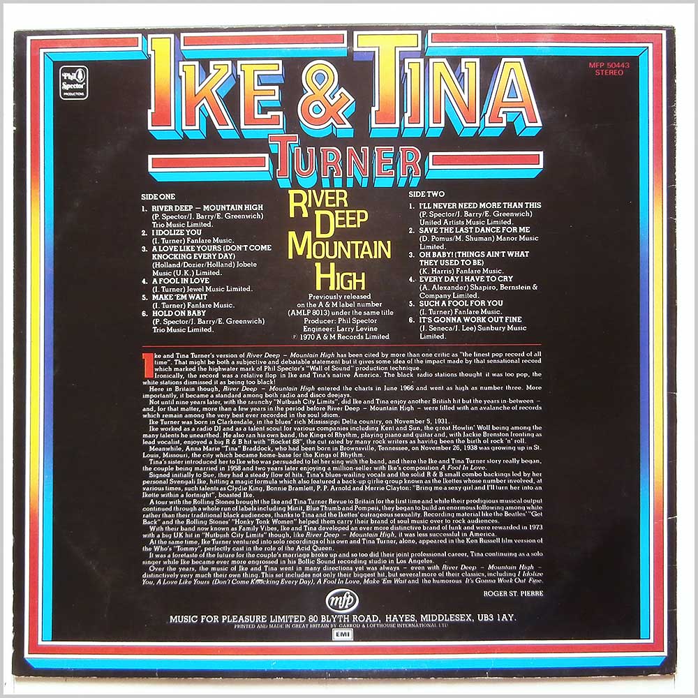 Ike and Tina Turner - River Deep Mountain High (MFP 50443)