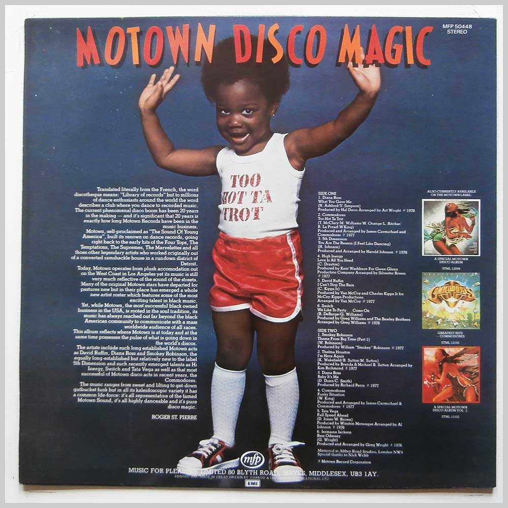 Various - Motown Disco Magic: Too Hot Ta Trot (MFP 50448)