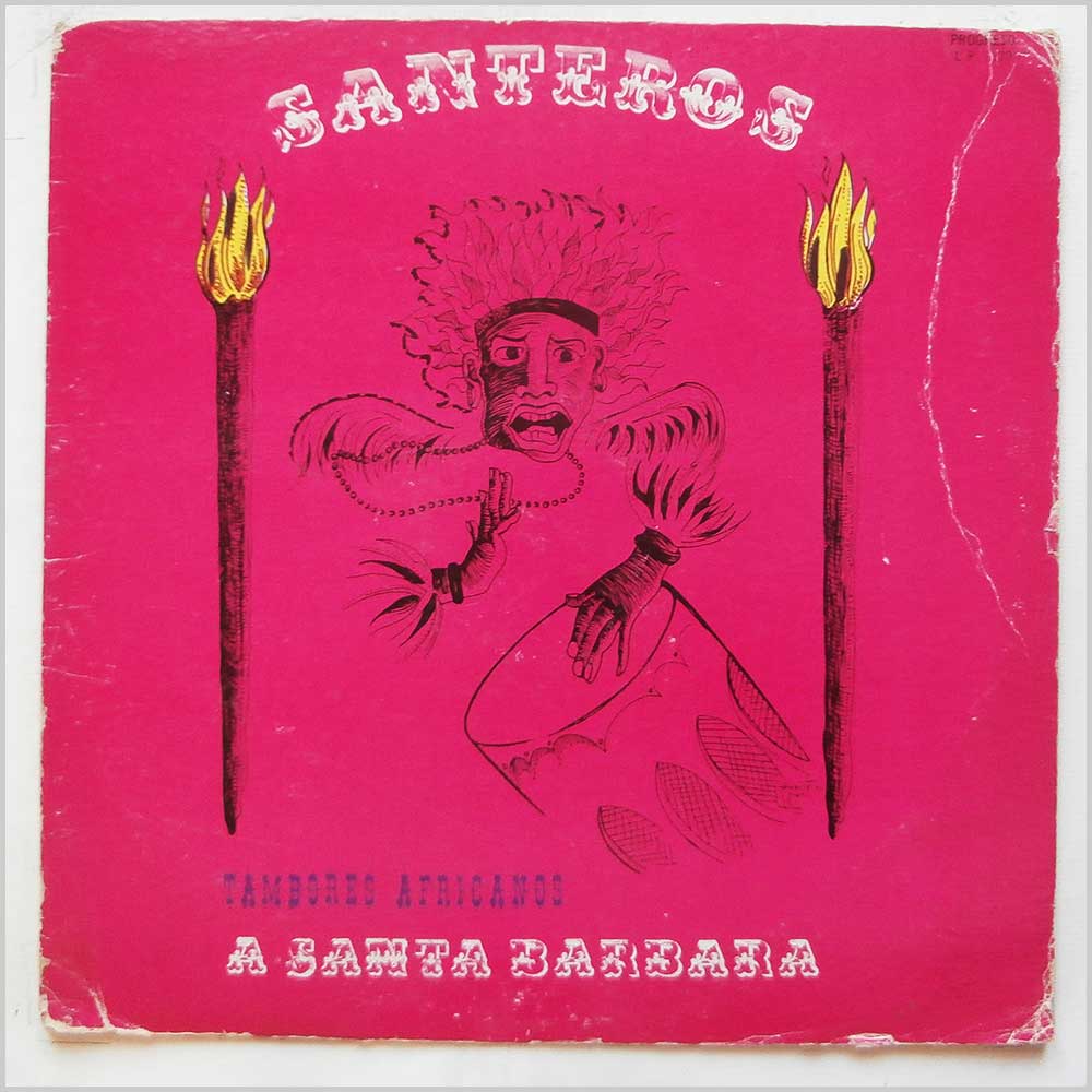 Santeros - Tambores Africanos A Santa Barbara (PROGRESSO LP-120)