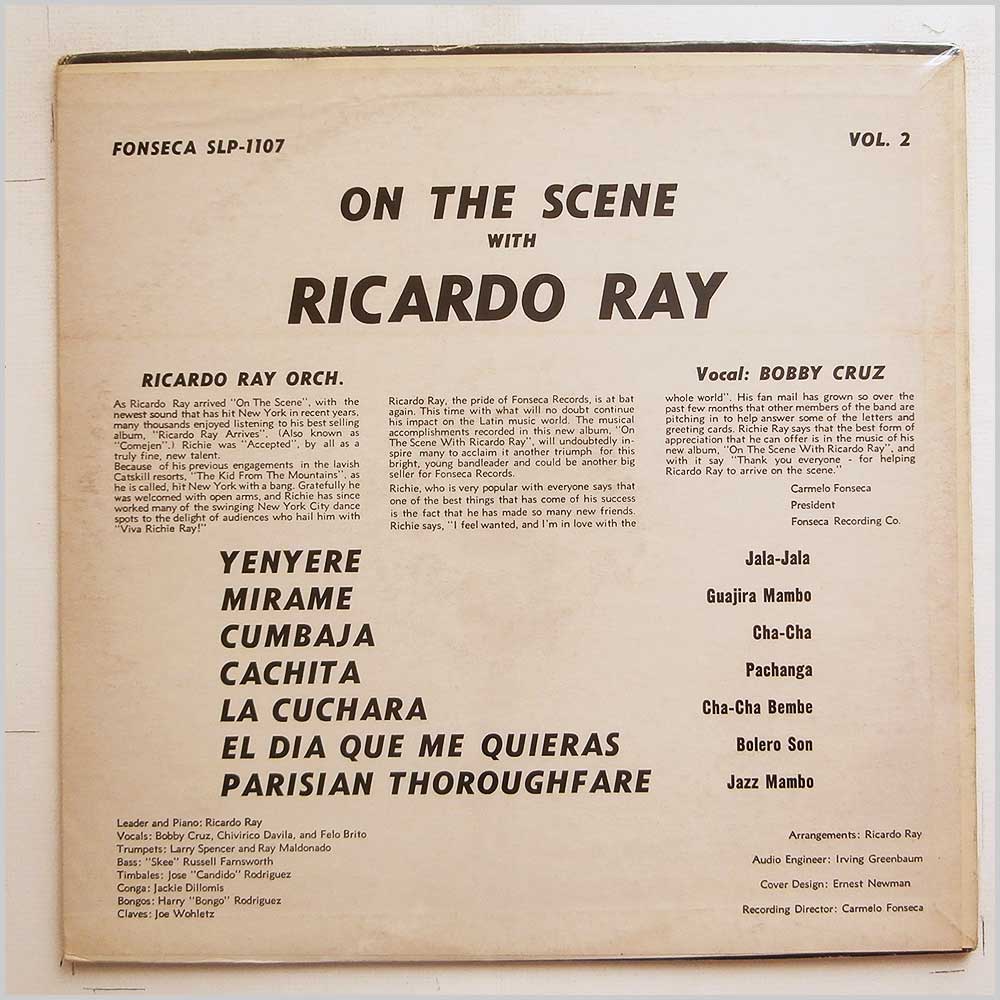 Ricardo Ray - On The Scene With Ricardo Ray (SLP-1107)