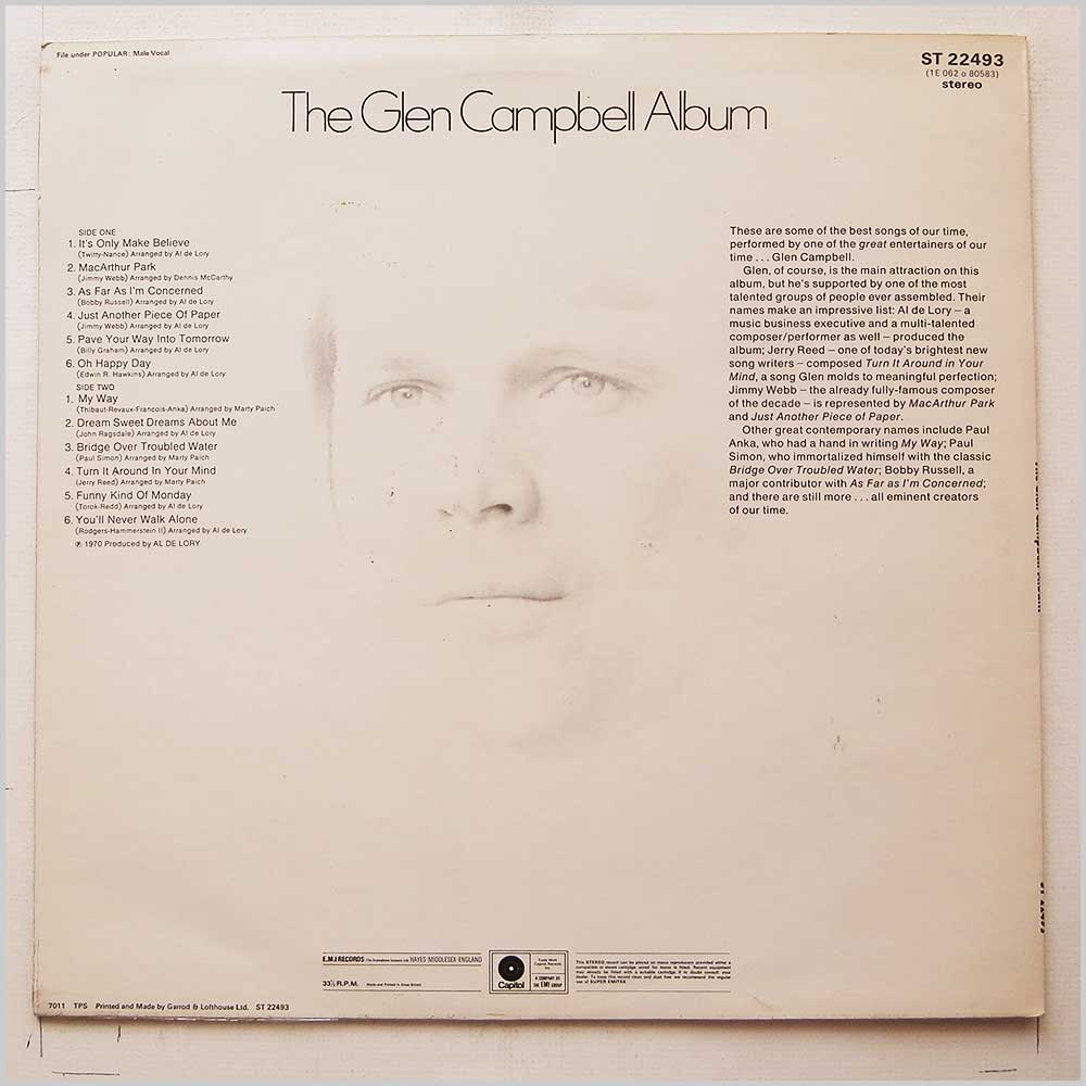 Glen Campbell - The Glen Campbell Album (ST 22493)