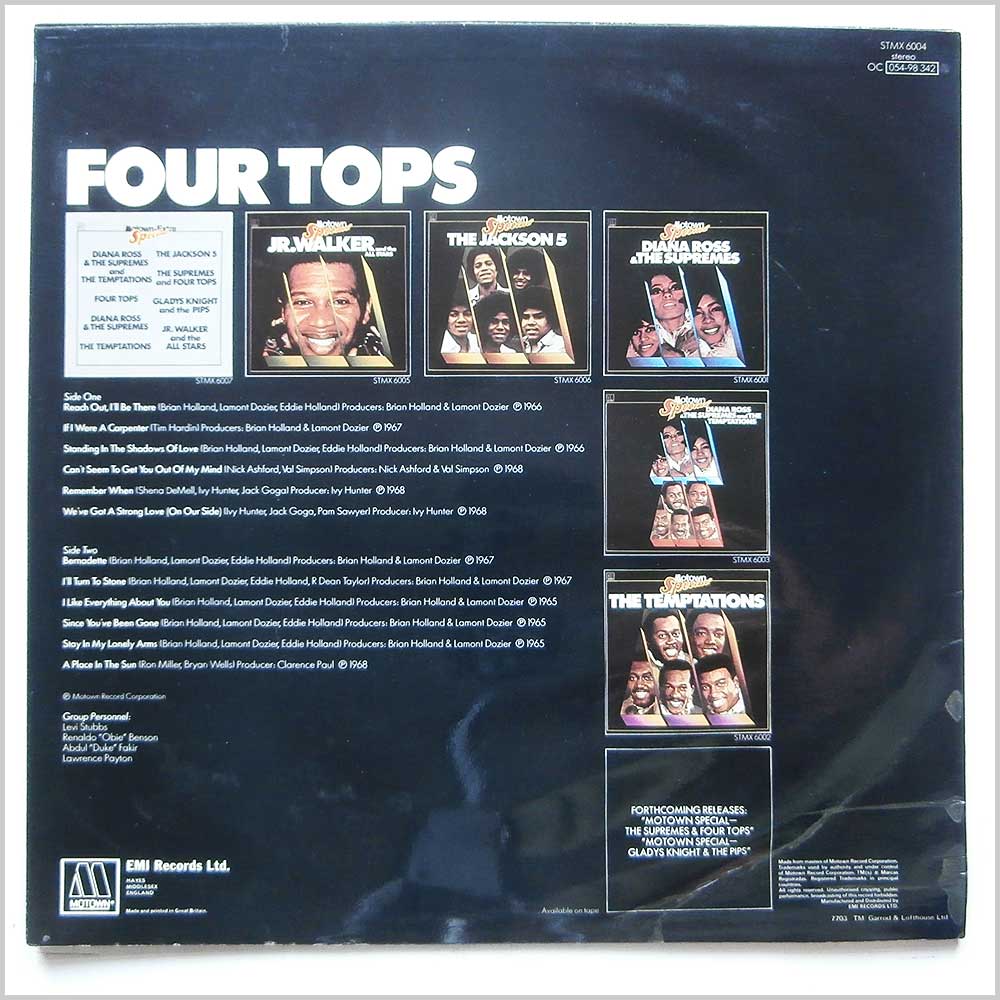 Four Tops - Motown Special Four Tops (STMX 6004)