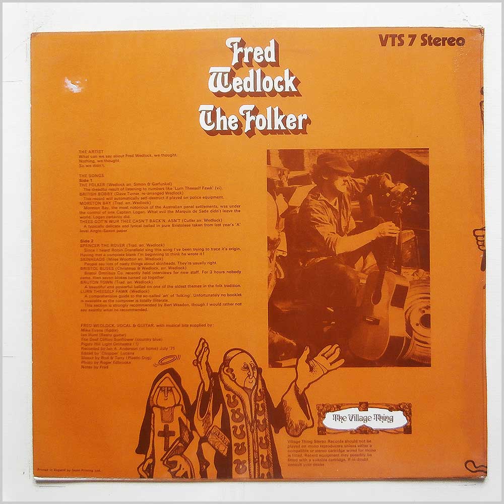 Fred Wedlock - The Folker (VTS 7)