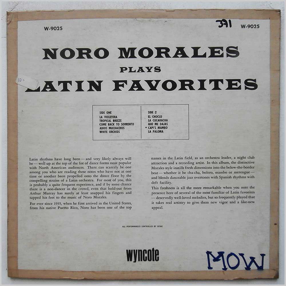 Latin LP Latin Music Record LP for sale - RecordsMerchant - mail