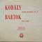 Janos Ferenesik and The London Philharmonic Orchestra - Kodaly: Psalmus Hungarius, Op.13, Bartok: Dance Suite