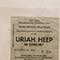 Uriah Heep - Thursday 17 October 1974, City Hall, Newcastle-upon-Tyne